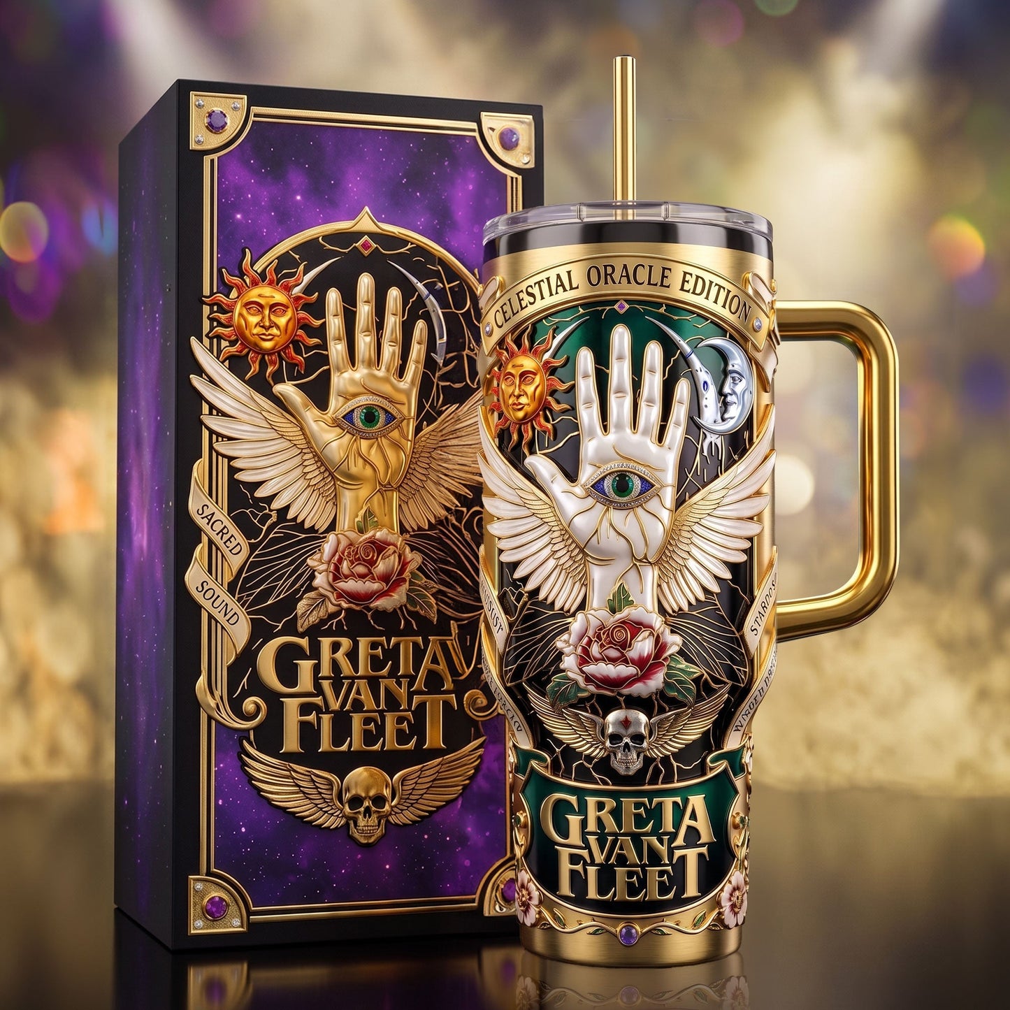 GVF Premium 40oz Tumbler With Handle HTTT