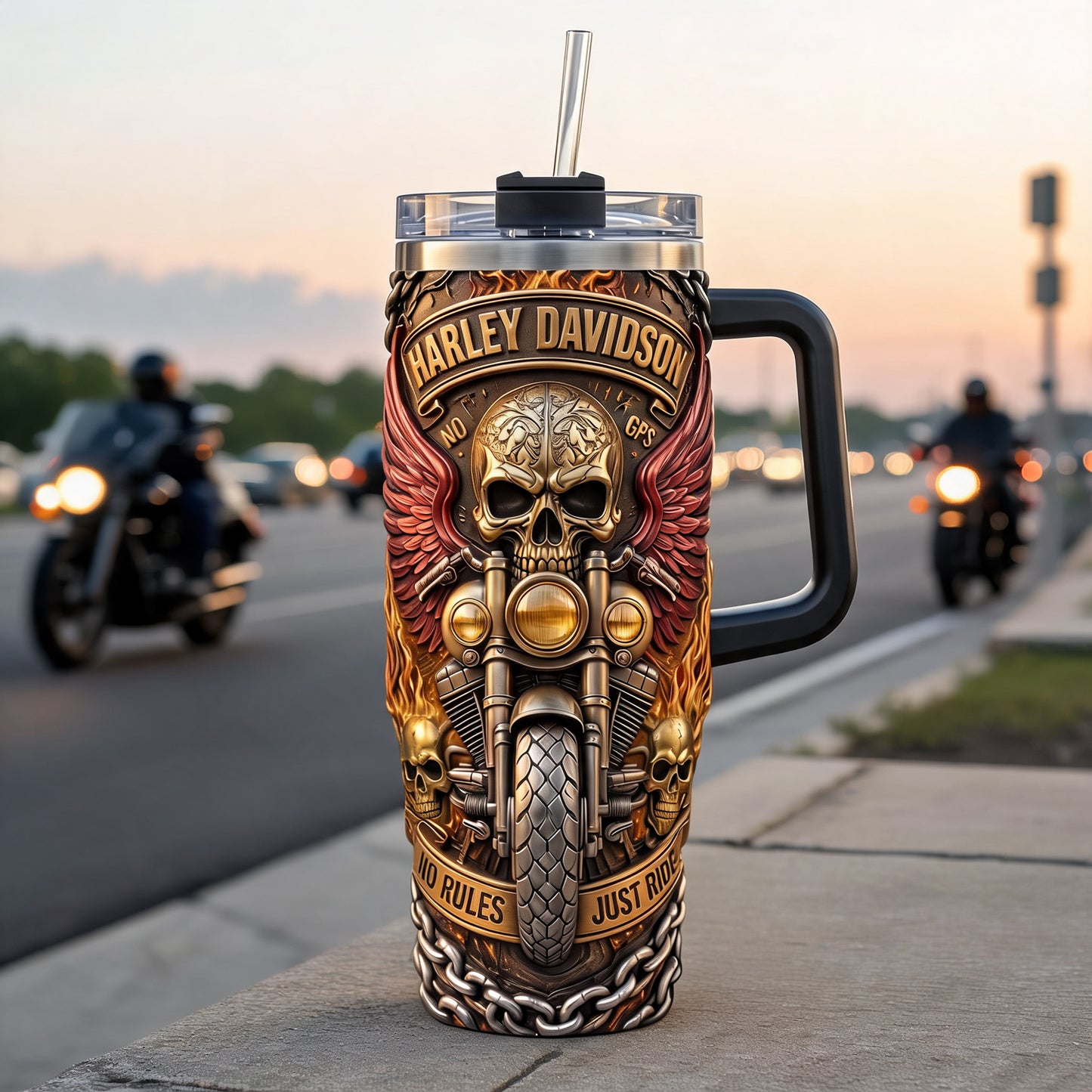 HLDV 40oz Tumbler With Handle LDQ1