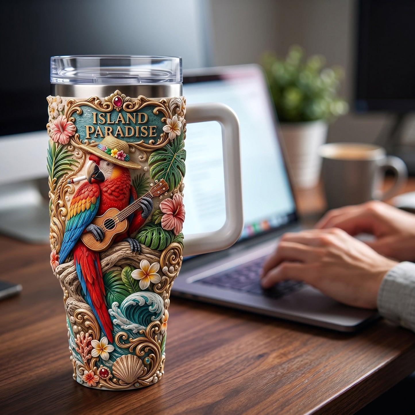 Premium JBT 40oz Tumbler With Handle V3
