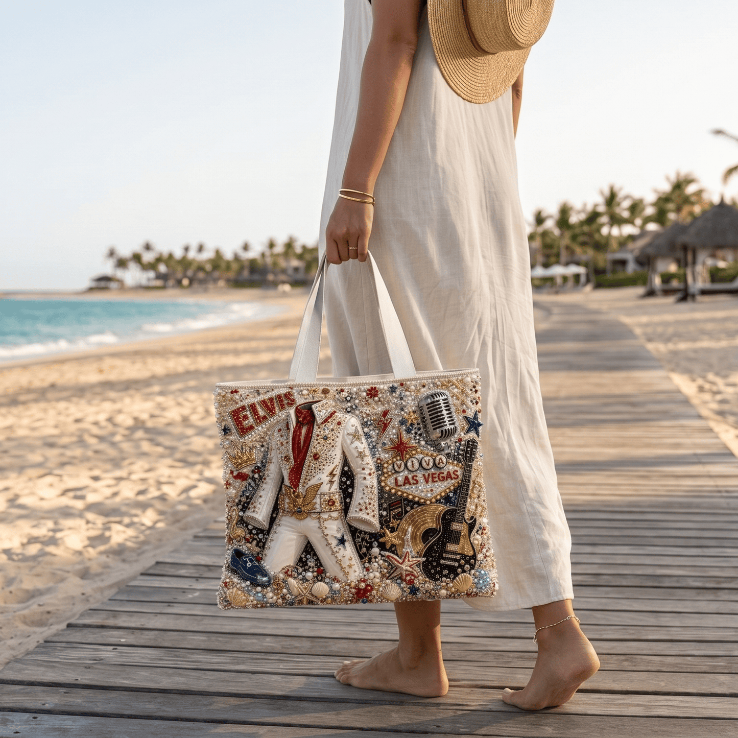 ELV Summer Vibes Tote Bag HTTT