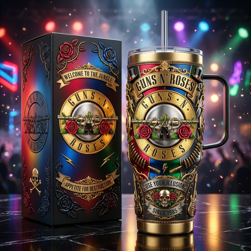 GNR 40oz Tumbler With Handle PDL