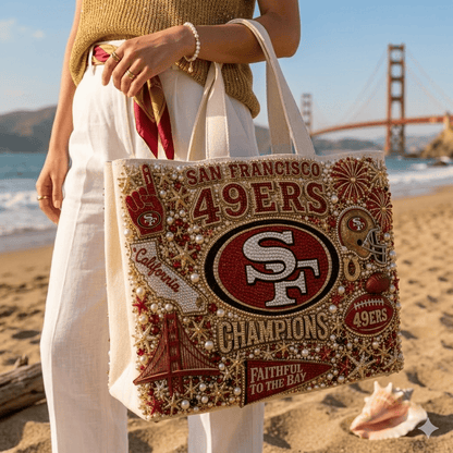 SF49 Summer Vibes Tote Bag TTNL