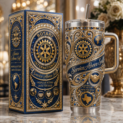 Premium ROTI 40oz Tumbler With Handle TNSM