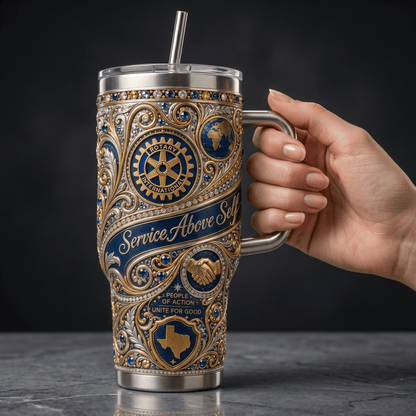 Premium ROTI 40oz Tumbler With Handle TNSM