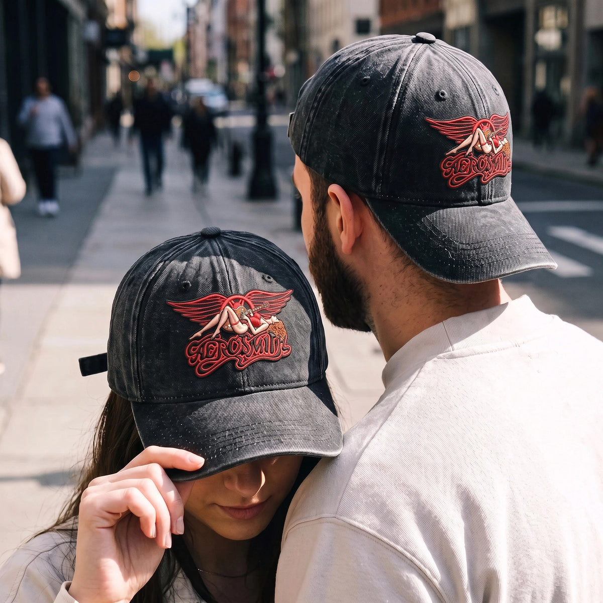 AER Pinup Guitar Wings Denim Cap