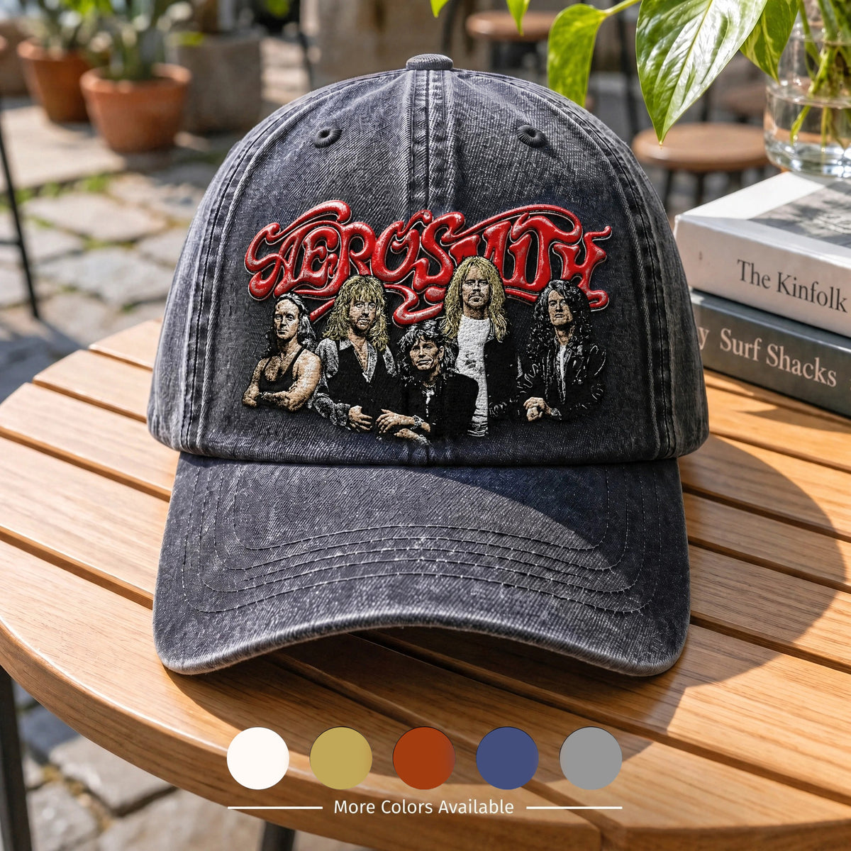 AER Band Members Logo Denim Cap