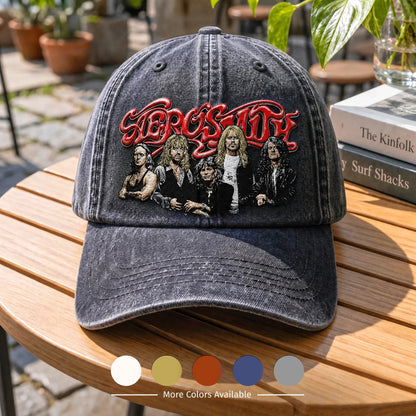AER Band Members Logo Denim Cap