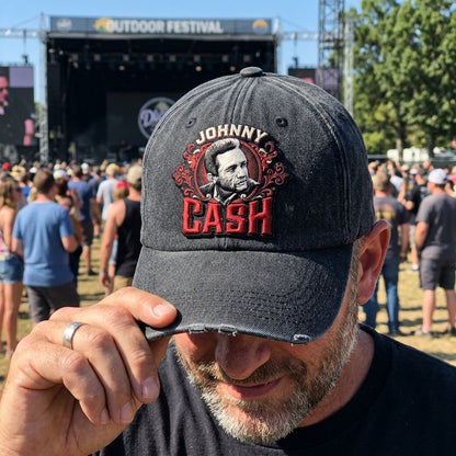 JCA Classic Portrait Denim Cap