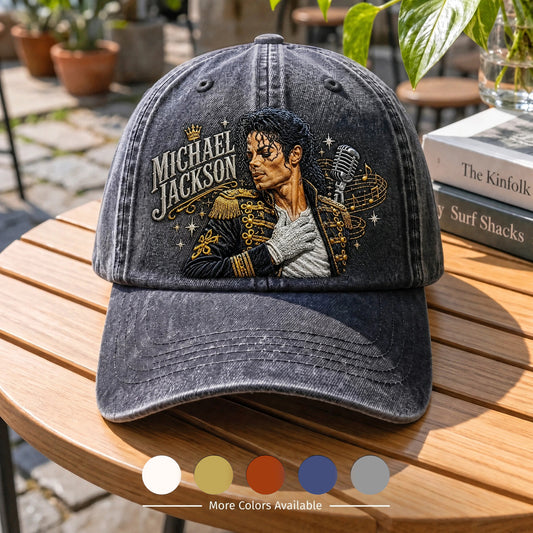 MJA Royal Pop Portrait Denim Cap