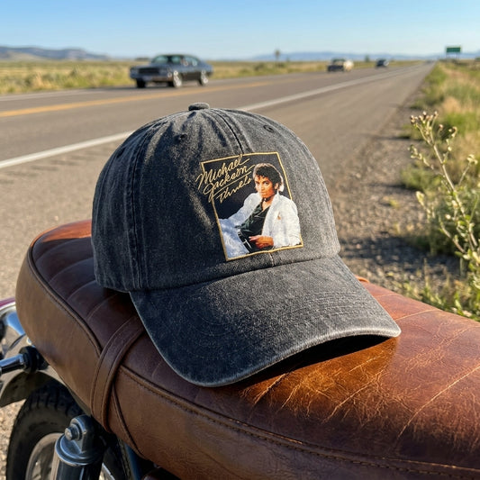 MJA Midnight Icon Portrait Denim Cap