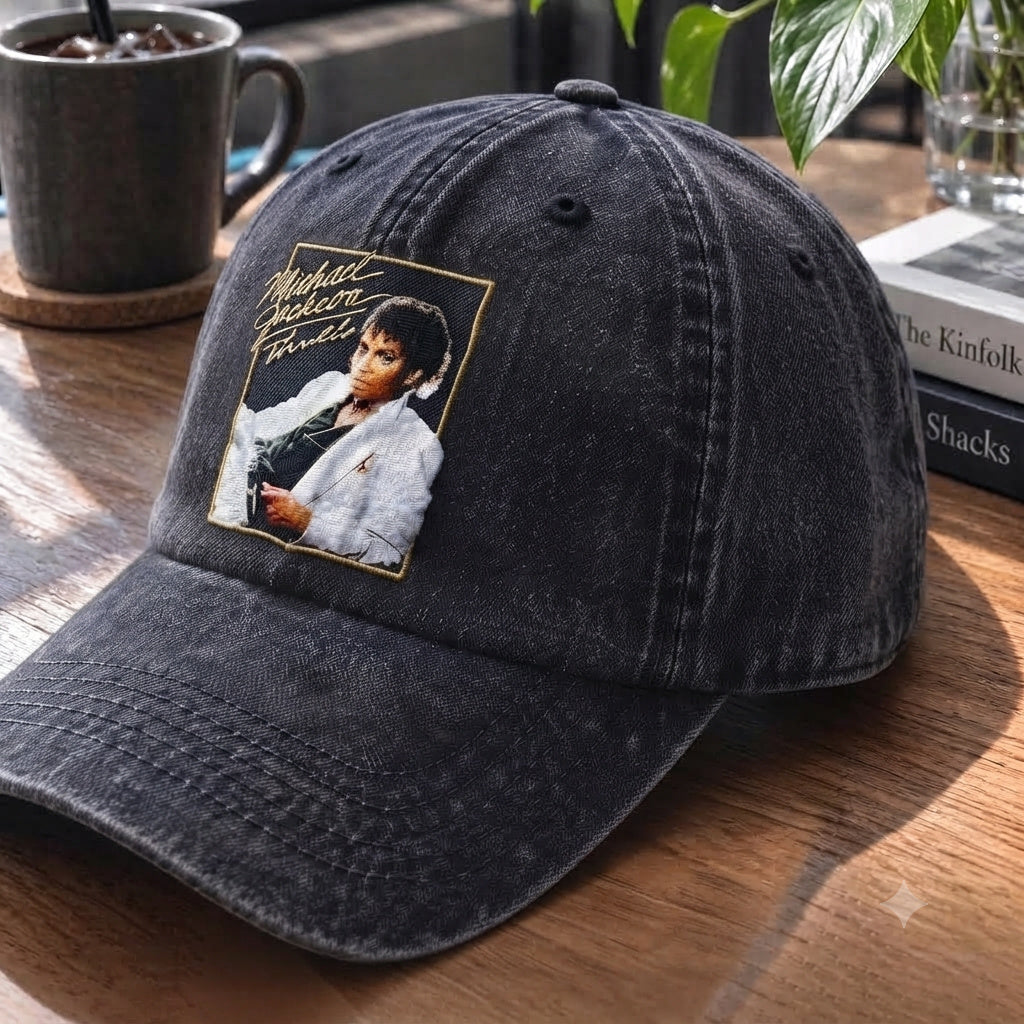 MJA Midnight Icon Portrait Denim Cap