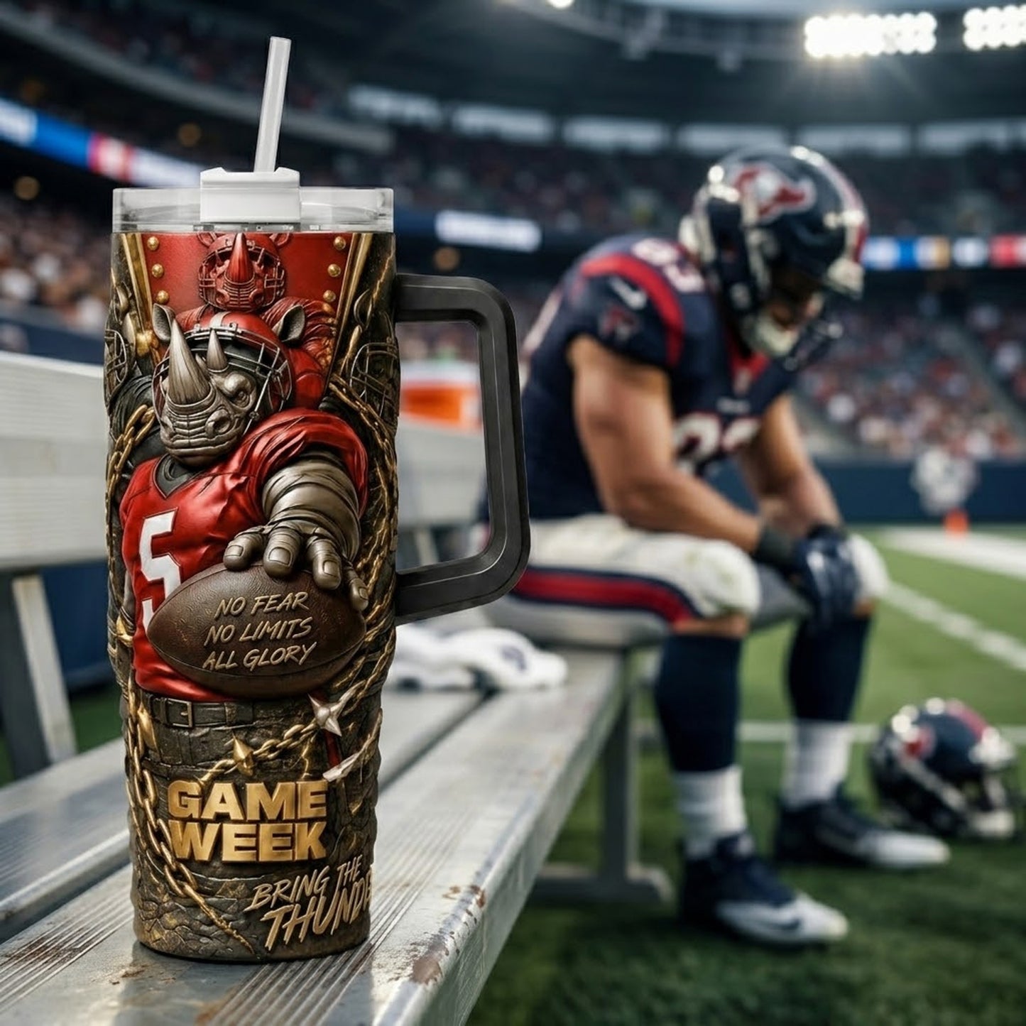 Premium KCC 40oz Tumbler With Handle