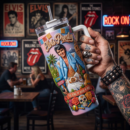 Premium ELV 40oz Tumbler With Handle LDQ1