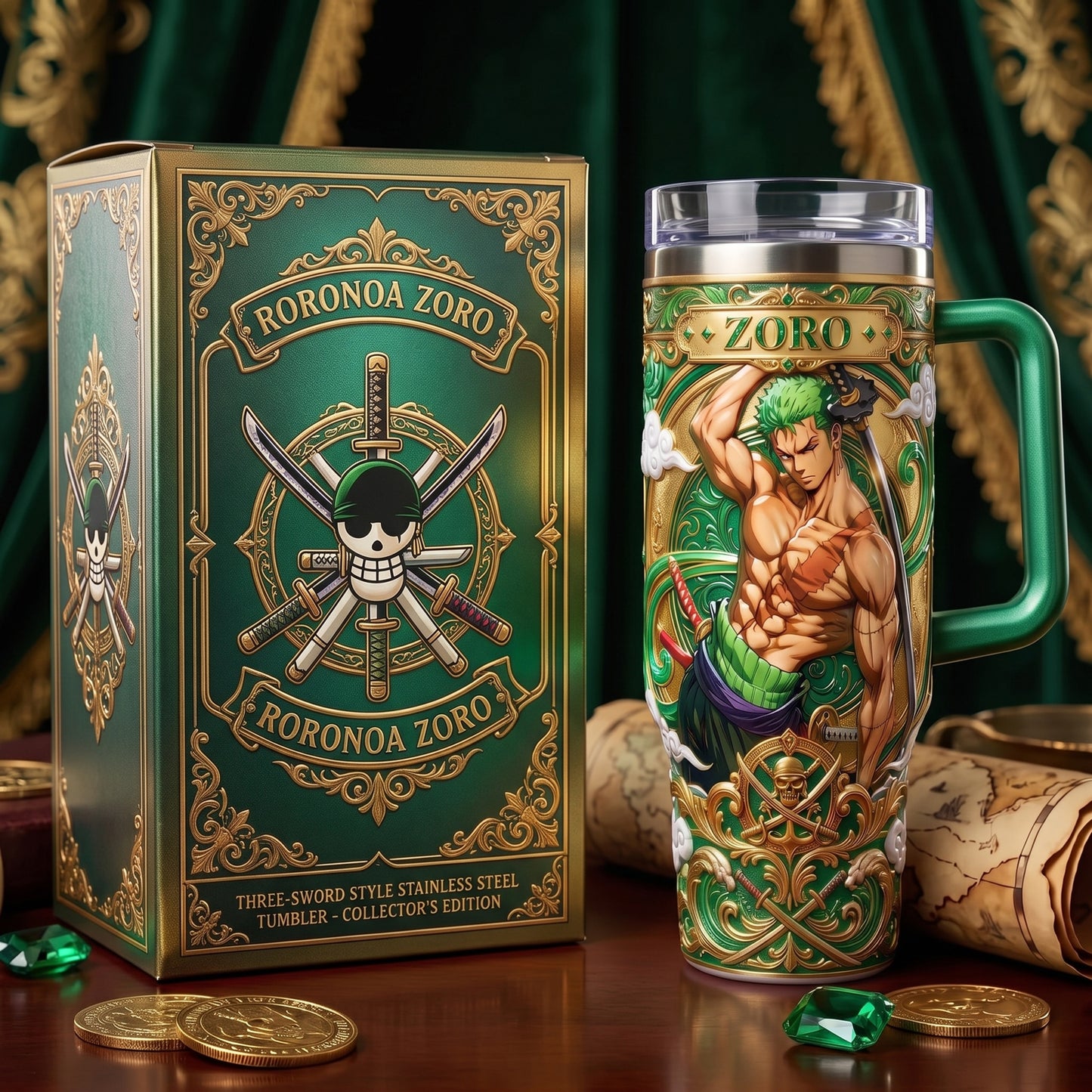 OP ZORO 40oz Tumbler With Handle